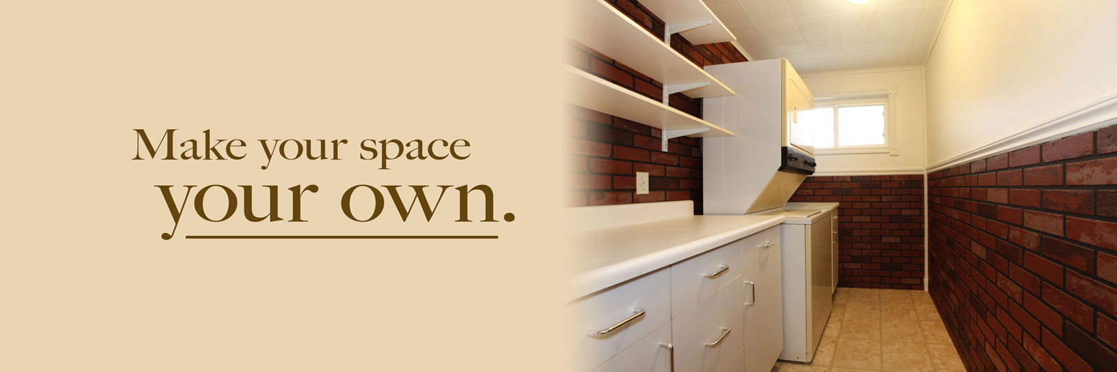 Make your space your own.
